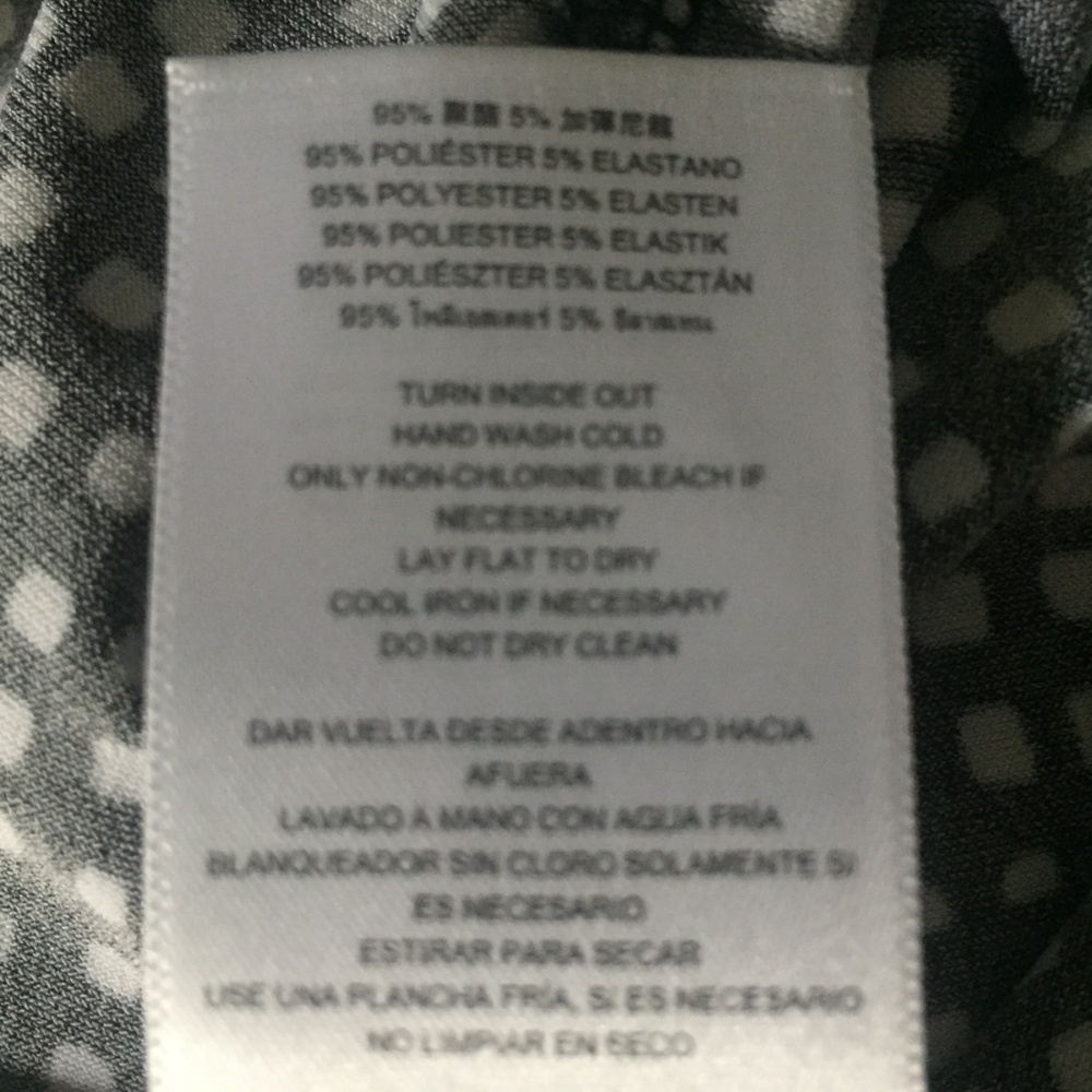 Michael Kors S faux wrap dress black/white check - Picture 8 of 8